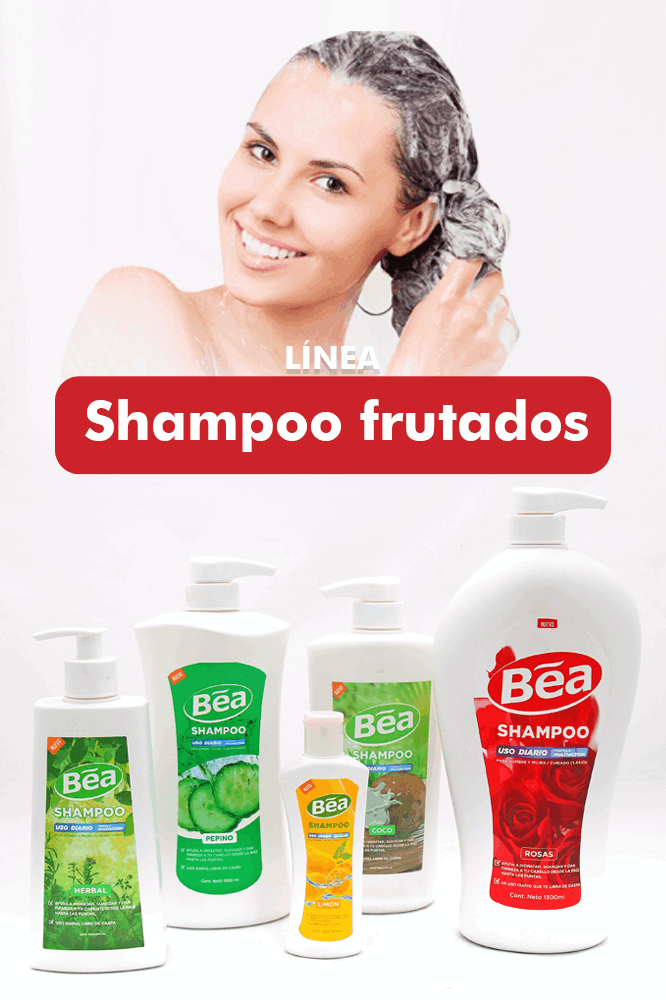 Shampoo frutados