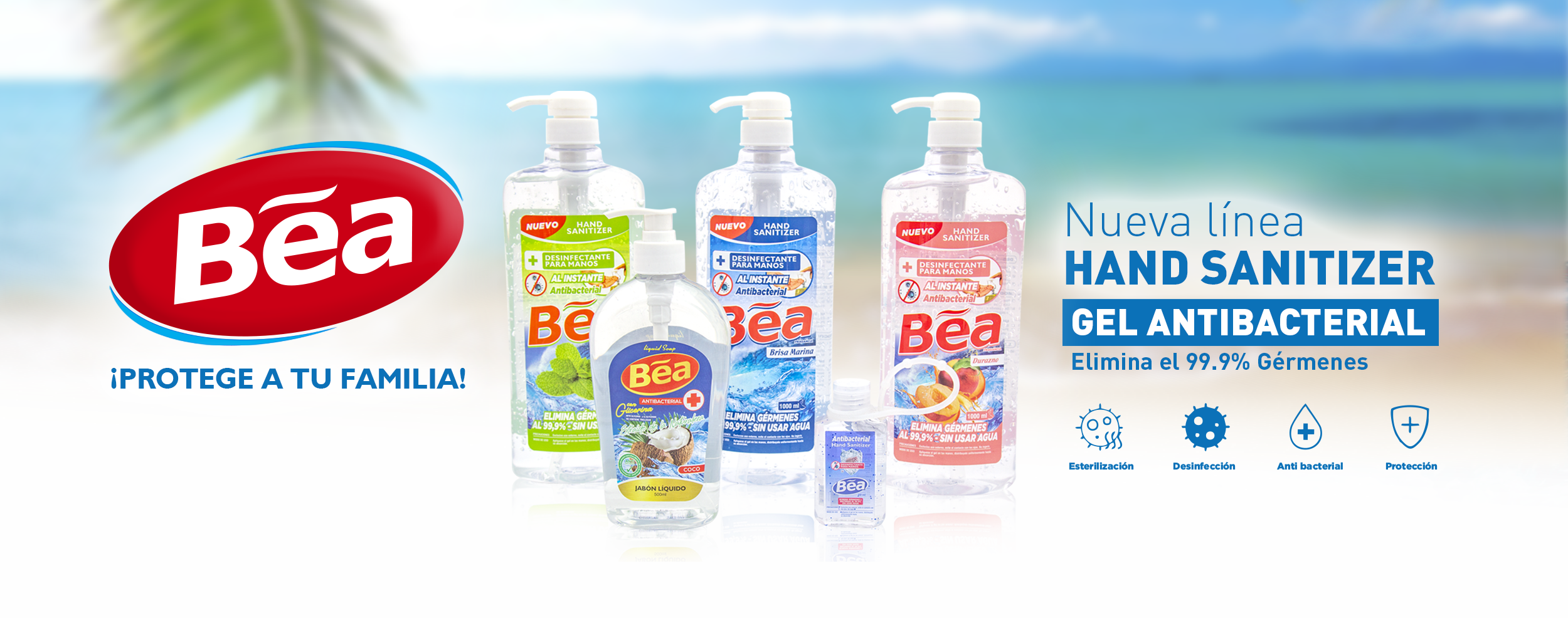 Gel desinfectante de manos